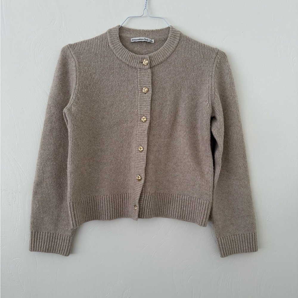 Abercombie & Fitch Tan Cardigan